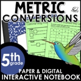 Metric Measurement Conversions Interactive Notebook Set | 