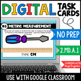 Metric Measurement Digital Task Cards in Google Slides