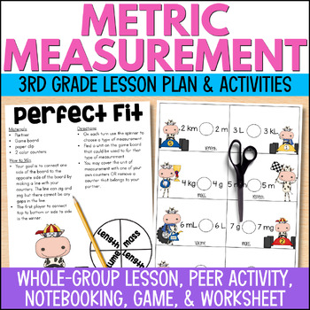 Metric Measurement Units - Fun Math Game, Practice Activities & Review ...