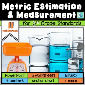 Preview of Metric Measurement Grams Kilograms Liters and Milliliters Bundle
