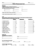 Metric Measurement Lab 