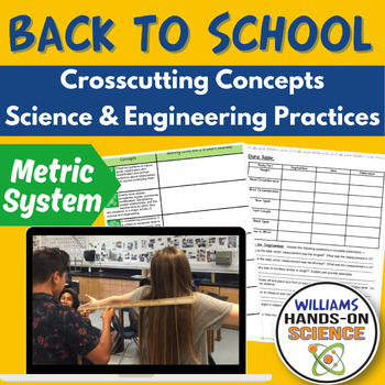 Preview of NGSS Crosscutting Concepts Science & Engineering Practices Activity Metric