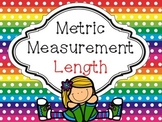 Metric Measurement: Length Task Cards with QR Codes and pr