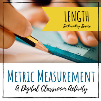 Preview of Metric Measurement Length Virtual Lab for Google | Scientific Method 