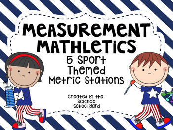 Preview of Metric Measurement MATHLETICS Stations