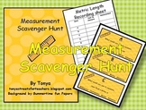 Metric Measurement Scavenger Hunt