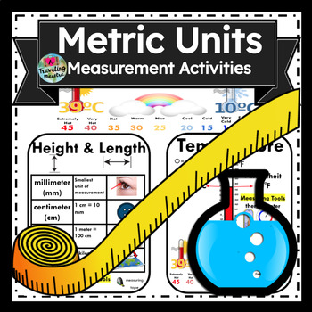 Metric Units of Measure System (Posters + Bonus Worksheets) 30 Full Pages!