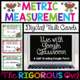 Metric Measurement Task Cards - Digital Google Forms - Test Prep