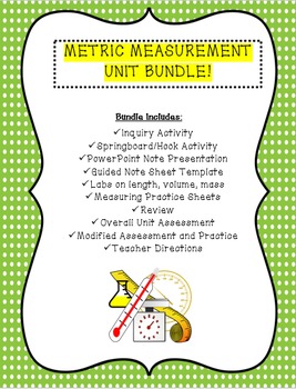 Preview of Metric Measurement Unit Bundle