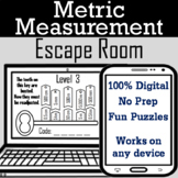 Metric Measurement and Conversions Activity: Digital Escap