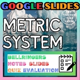 Metric Measurements and Density Digital Lesson Notes Slide