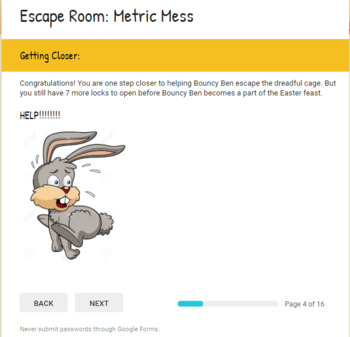 Preview of Metric Mess- Google Classroom