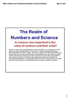Preview of Metric Prefixes and Fundamental Quantities of Science (Full Version) (PDF)