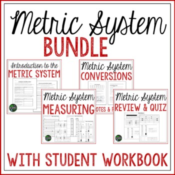 Preview of Metric System BUNDLE - Activities - Notes - Handouts - Review - Assessments