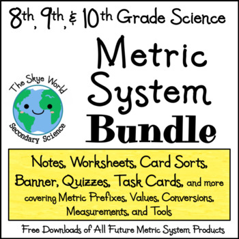 Preview of Metric System Bundle of Lessons - includes several digital activities