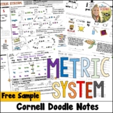 Metric System Doodle Notes FREE