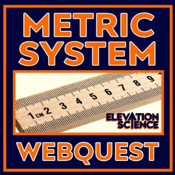 Preview of Metric System Measuring Length Activity Webquest with Google Docs Version
