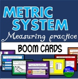Metric System Measuring Practice Boom Cards