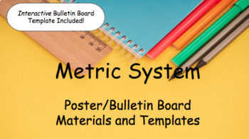 Preview of Metric System Posters & Bulletin Board Materials/Templates