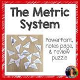 Metric System Powerpoint and Puzzle