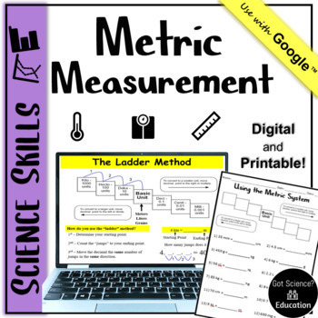 Preview of Metric System Presentation with Practice - for Google Slides