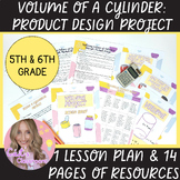 Volume of Cylinders Math Lesson Plan│Volume Project & Rubr