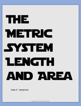 Preview of Metric Units Length and Area