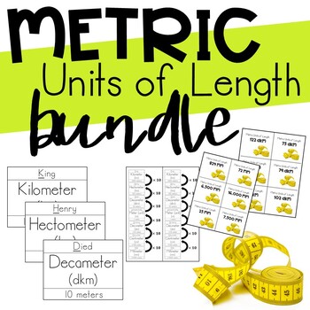 Preview of Metric Units of Length Bundle