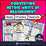 Metric Units of Measurement Conversions Guided Notes w/ Do