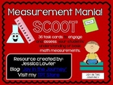 Metric and English Measurement Mania SCOOT Task Cards