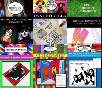 Preview of Mexican-American Studies:Full Year of Projects/Notes/Activities!Bundle