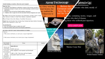Preview of Mexican American Studies: Spanish Conquest - PPT and Guided Notes