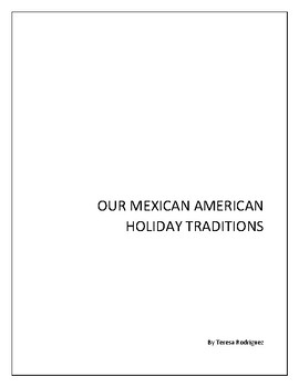Preview of Mexican American Traditions, Special Education, Social Story, Homeschool