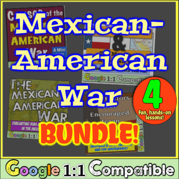 Preview of Mexican American War Bundle |  4 Engaging Resources for Westward Expansion