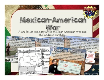 Preview of Mexican-American War PowerPoint and Infographic