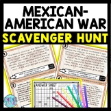 Mexican American War Scavenger Hunt Reading Comprehension 