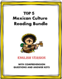 Mexican Culture Reading Bundle: 5 Readings @30% off! (Engl