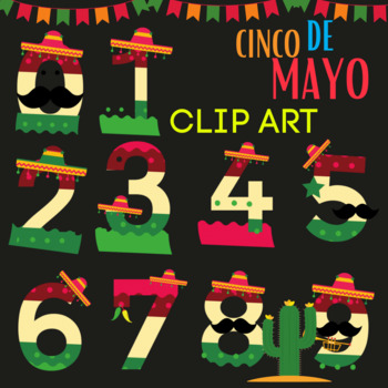 Preview of Mexican Fiesta Cinco De Mayo Clip art