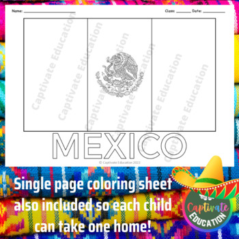 Mexican Flag Collaborative Poster Bandera de Mexico Cinco de Mayo ...