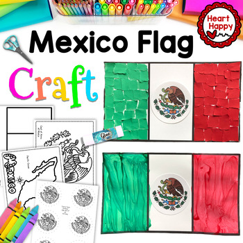 Preview of Mexico Flag Craft | Cinco de Mayo Craft | Hispanic Heritage Month