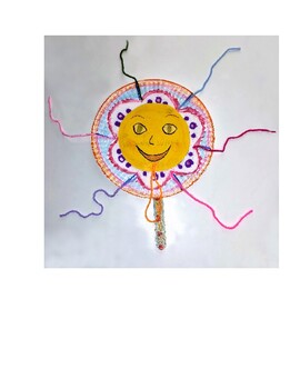 Preview of Mexican Folk Aztec Sun Mirrors