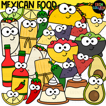 Preview of Mexican Food Clipart - Cinco De Mayo
