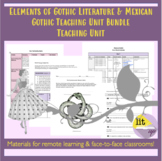 Mexican Gothic Teaching Unit w/Gothic Lit Notes & Quiz Rem