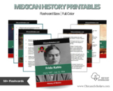 Mexican History Cards - Digital & Printable - Latin Americ