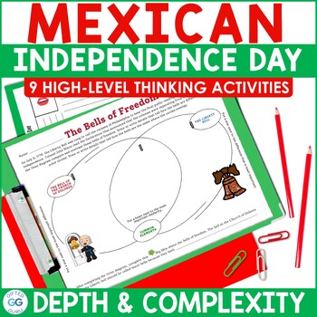 Preview of Mexican Independence Day Depth and Complexity Activities for El Grito de Dolores