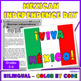 Mexican Independence Day Activity Bilingual Reading Compre