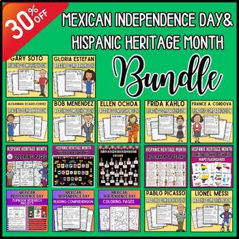 Preview of Mexican Independence Day & Hispanic Heritage Month Bundle
