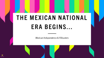 Preview of Mexican Independence & Filibusters - Notes and Activity - Texas History