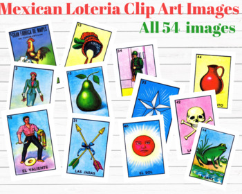 Mexican Loteria Clip Art Images By Dropsbyrain Tpt
