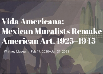 Preview of Mexican Muralists Exhibit - Extension Activity
